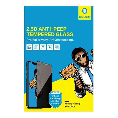 Защитное стекло Blueo 2.5D Silk full cover Anti-peep для iPhone 11 Pro Max/XS Max (Black) в Залог успеха