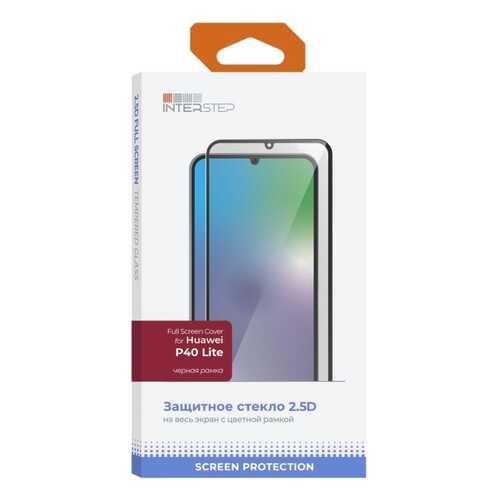 Защитное стекло InterStep FSC для Huawei P40 Lite Black в Залог успеха