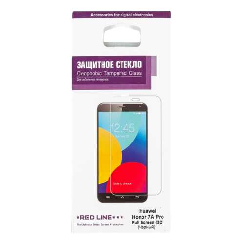 Защитное стекло RED LINE для Huawei Honor 7A Pro Black в Залог успеха