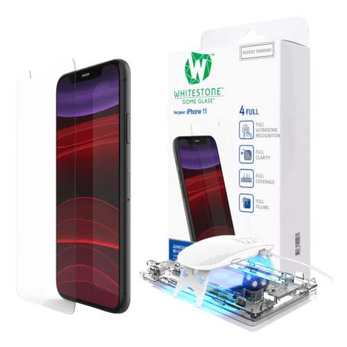 Защитное стекло Whitestone Dome с UV-лампой (8809365403851) для iPhone 11/XR (Clear) в Залог успеха