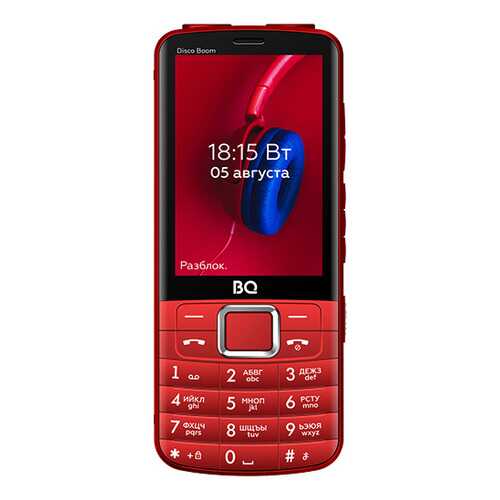 Мобильный телефон BQ 3587 Disco Boom Red в Залог успеха