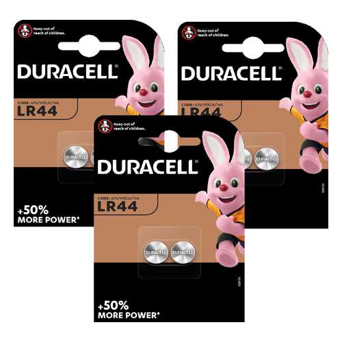 Батарейка Duracell LR44 1.5V 2шт (3 упаковки) в Залог успеха