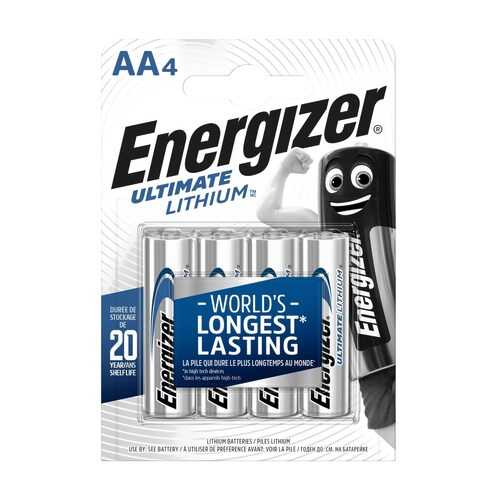 Батарейка Energizer Ultimate Lithium FR6/L91/AA BL4 4 шт в Залог успеха