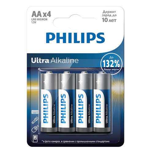 Батарейка Philips LR6E4B/51 Ultra 4 шт в Залог успеха