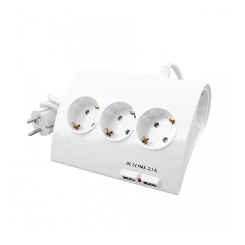 Удлинитель СТАРТ S5x1-ZDV2USB, 3 розетки, 1 м, White в Залог успеха