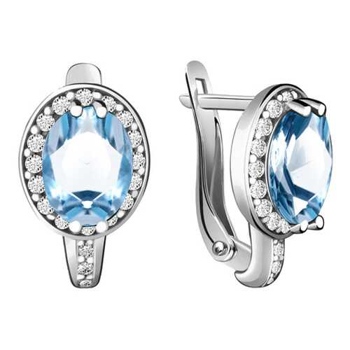 Серьги Aquamarine 4413705А.5 в Залог успеха