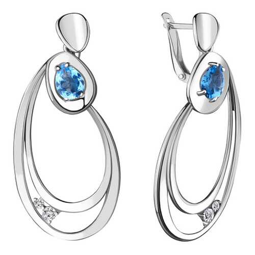 Серьги Aquamarine 4722005.5 в Залог успеха