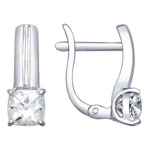 Серьги SOKOLOV из серебра со Swarovski Zirconia 89020057 в Залог успеха